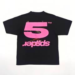 1:1 quality version  Back Inverted Letters Large 5 Printed Tee