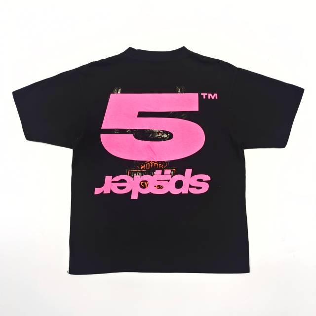 1:1 quality version  Back Inverted Letters Large 5 Printed Tee