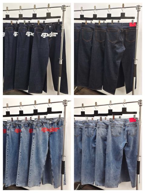 1:1 Quality  Letter Printed V3 Jeans 2 colors