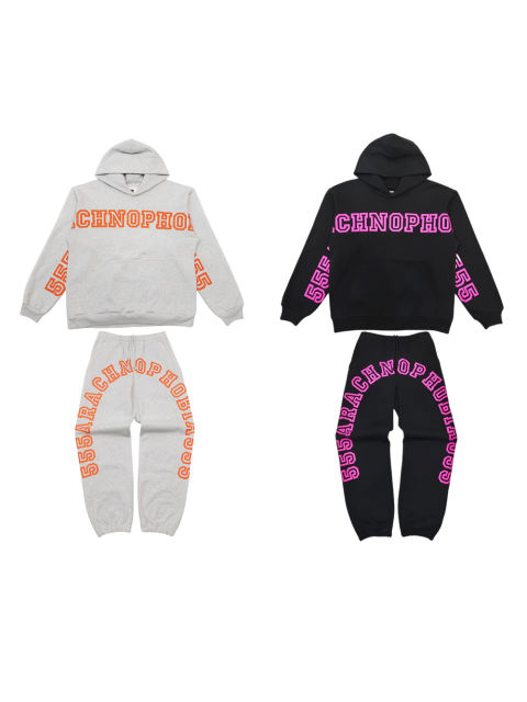1:1 Quality  Arach Hoodie Heather Grey - SS25 Hoodie & Pants Set 2 colors