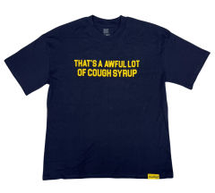 Cough Syrup Minimalist alphabet Print Tee 2 colors