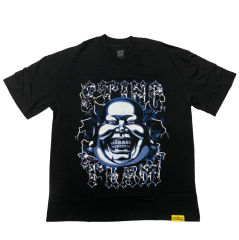 Cough Syrup face letter printed Tee