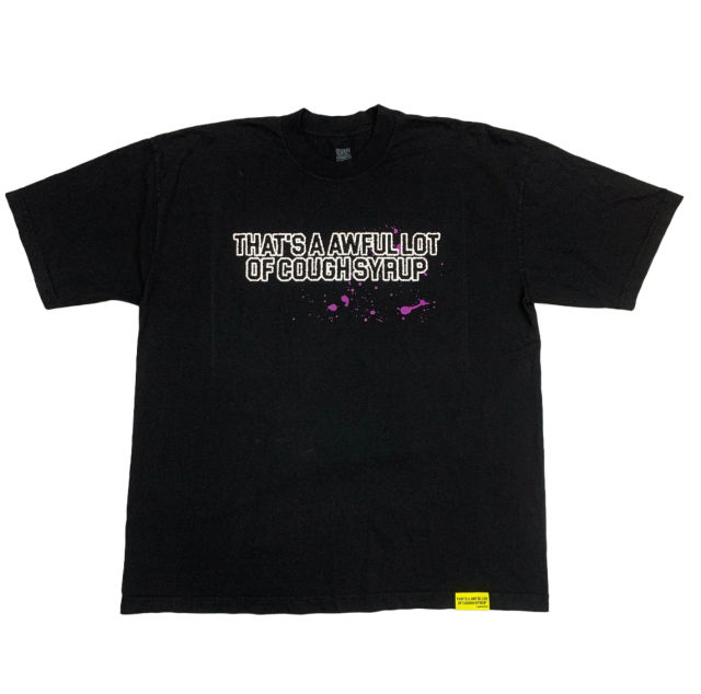 Cough Syrup Graffiti Print Tee