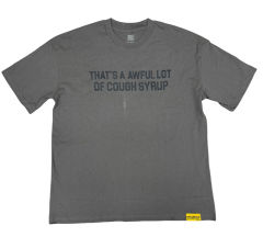 Cough Syrup Minimalist alphabet Print Tee 2 colors