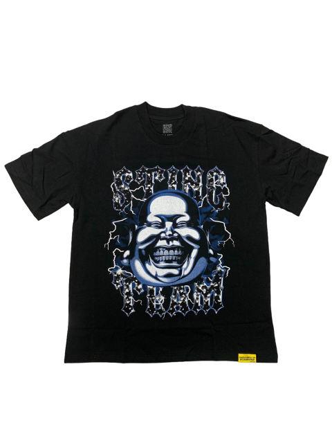 Cough Syrup face letter printed Tee