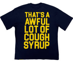 Cough Syrup Minimalist alphabet Print Tee 2 colors