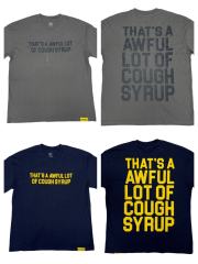 Cough Syrup Minimalist alphabet Print Tee 2 colors