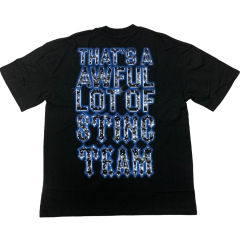 Cough Syrup face letter printed Tee