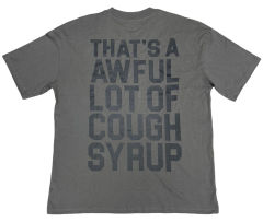 Cough Syrup Minimalist alphabet Print Tee 2 colors