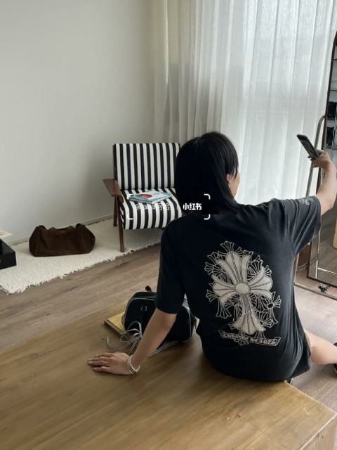 1:1 quality CH USA Limited Letter Print Tee 2 colors