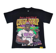 Cough Syrup Baseball Player Print Tee 2 colors