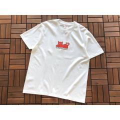 Suprem* Toy Machine Devil Cat Tee White