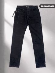 1:1 quality version Amir* pure black pleated jeans