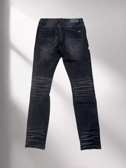 1:1 quality version Amir* White Bone Patchwork Distressed Jeans
