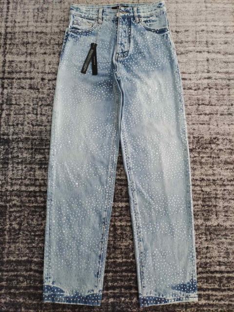 [Best Quality]1:1 Amir* Rhinestone Denim Pants