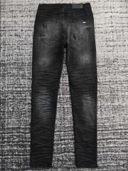Amir* Yellow Bandana Patch Black Jeans