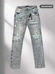Amir* Splash Ink Cut Denim Jeans