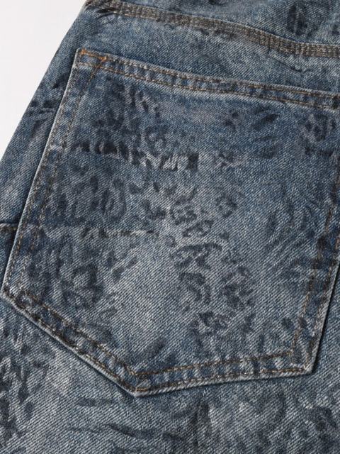 1:1 Quality Version Purple Baggy Jeans