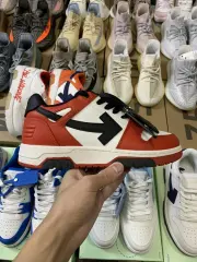 Off-White Out Of Office Low-Top Leather OW Sneakers Shoes White (Size 7-13)