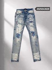 Amir* Splash Ink Cut Denim Jeans