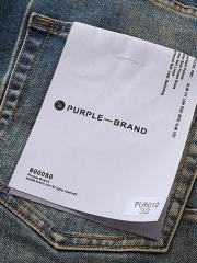 Purple Denim Flared Jeans