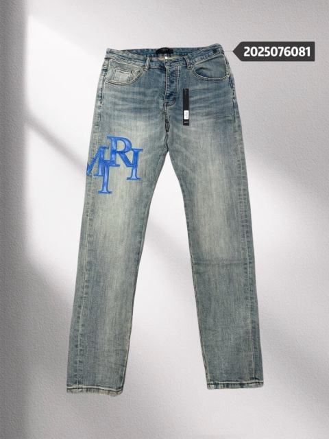 Amir* Blue Logo Denim Jeans