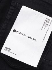 Purple Denim Flared Jeans