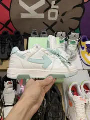 Off-White Out Of Office Low-Top Leather OW Sneakers Shoes White (Size 7-13)