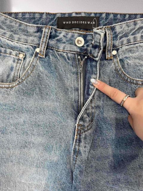 [Best Quality]1:1 Who Decides War Embroidered Jeans
