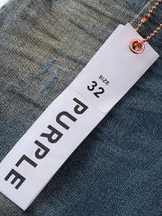 Purple Denim Flared Jeans