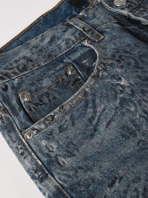 1:1 Quality Version Purple Baggy Jeans