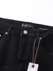 Purple Denim Flared Jeans