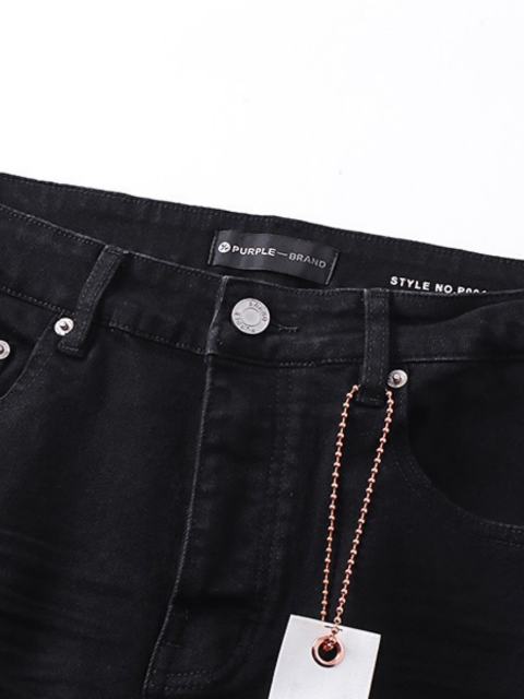 Purple Denim Flared Jeans