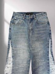 [Best Quality]1:1 Who Decides War Embroidered Jeans