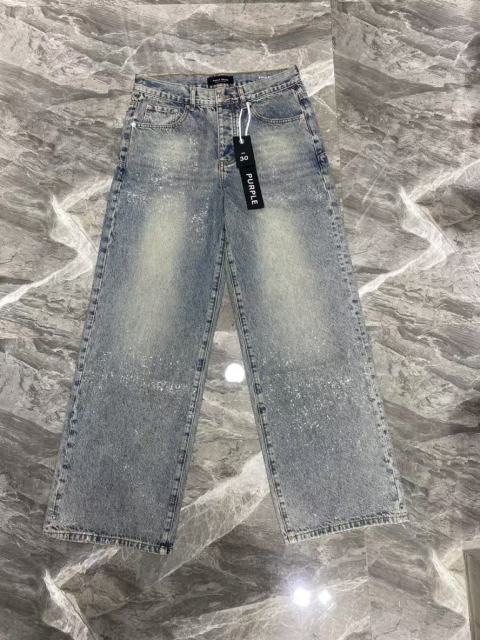 1:1 quality Version Purple Baggy Denim Jeans