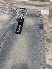 1:1 quality Version Purple Baggy Denim Jeans