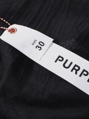 Purple Denim Flared Jeans