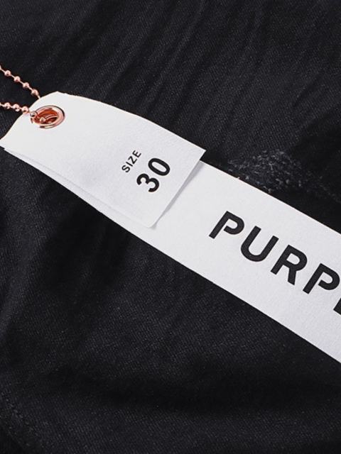 Purple Denim Flared Jeans