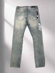 Amir* Embroidery Cut Denim Jeans