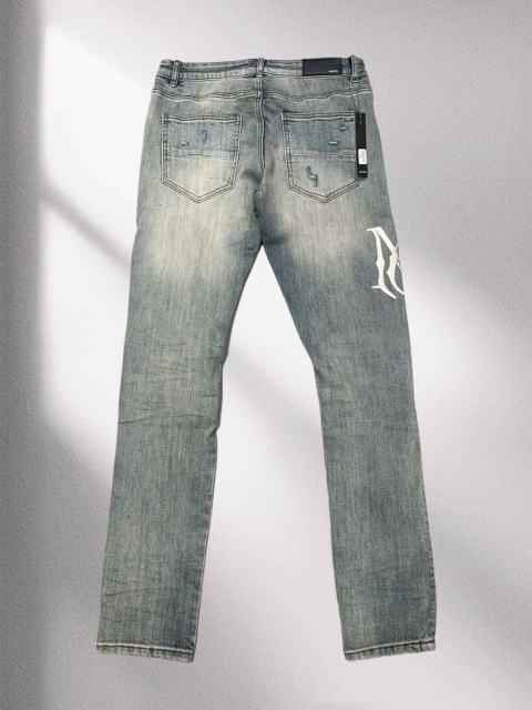 Amir* Embroidery Cut Denim Jeans