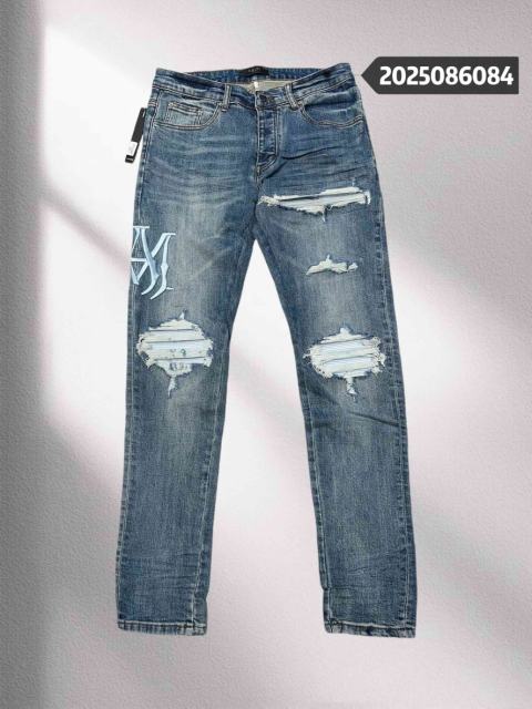 Amir* Embroidery Cut Denim Jeans