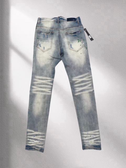Amir* Splash Ink Cut Denim Jeans