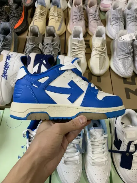 Off-White Out Of Office Low-Top Leather OW Sneakers Shoes White (Size 7-13)