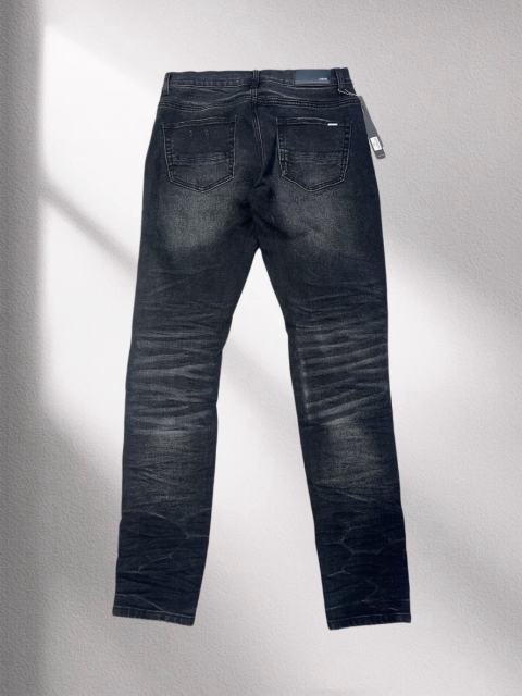Amir* White Patch Black Jeans