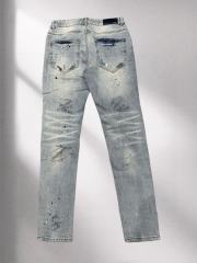 Amir* Splash Ink Cut Denim Jeans