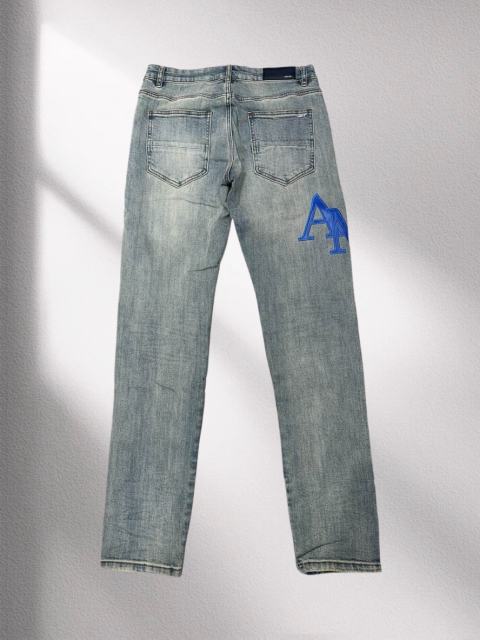Amir* Blue Logo Denim Jeans