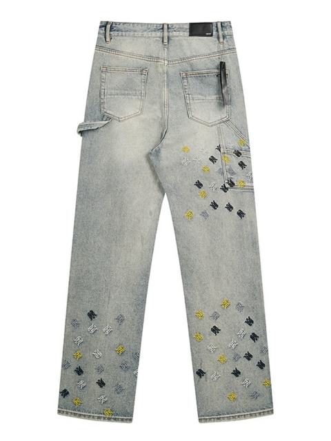 Amir* Embroidered Logo Denim Jeans