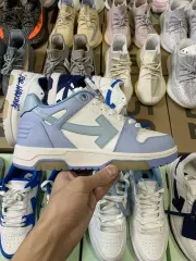 Off-White Out Of Office Low-Top Leather OW Sneakers Shoes White (Size 7-13)