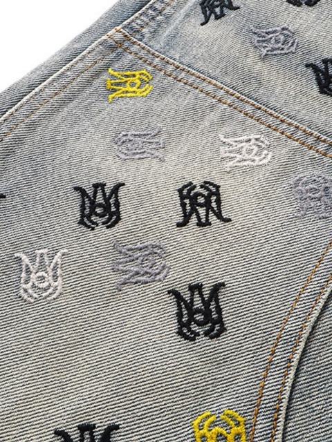 Amir* Embroidered Logo Denim Jeans