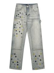 Amir* Embroidered Logo Denim Jeans